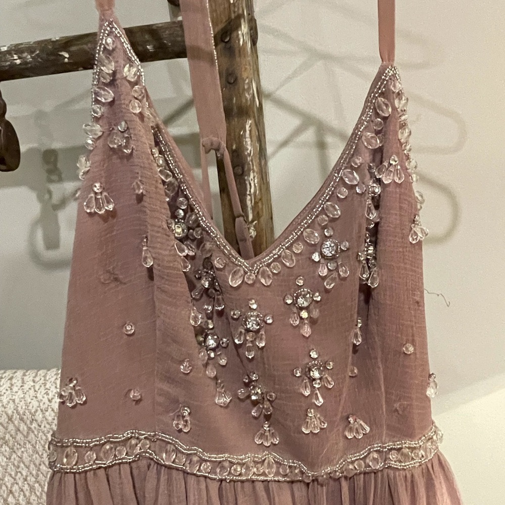 Kimchi blue Light lavender beaded dress